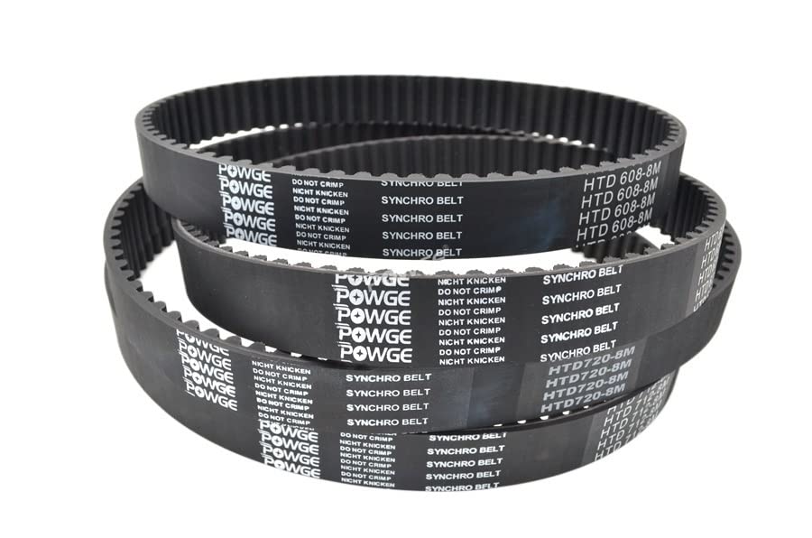Industrial Drive Timing Belts - HTD 3M 5M 8M 14M 20M STD S3M S5M S8M S14M RPP P5M Synchronous Rubber Belts with Customizable Pulleys (MXL-XXL-XL-L-H-XH) - Perfect for CNC Machines, Conveyors & Industrial Automation Equipment
