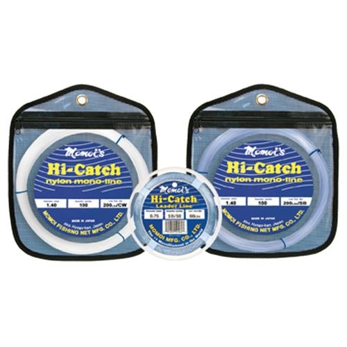Momoi Hi Catch Classic Nylon Mono Fishing Leader Line - Premium Strength for Saltwater & Freshwater Angling