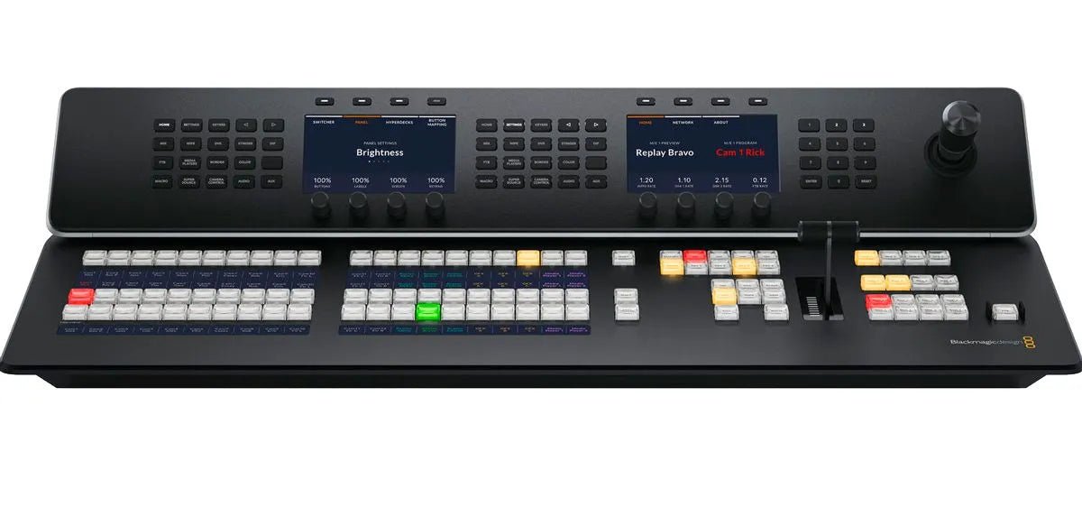 Blackmagic Design ATEM 1 M/E Advanced Panel 20 - Professional Live Production Switcher Controller for Broadcast & Streaming Studios - Perfect for Live Events, TV Production, and Video Streaming