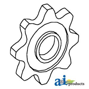 A&I Sprocket Cage Sweep Drive (Upper Tailings Elevator) - Replacement Part No. A-71126055 | Heavy-Duty Conveyor System Component for Mining & Industrial Applications