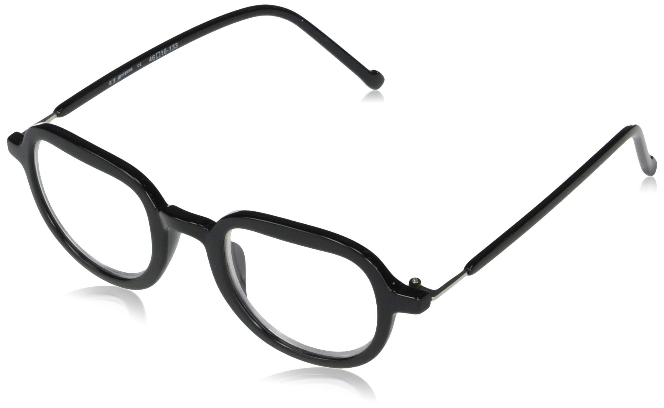 A.J. Morgan Reading Glasses for Women & Men - Round Frame Lightweight Readers with Anti-Reflective Lenses - Perfect for Computer Work, Reading Books, and Close-Up Tasks
