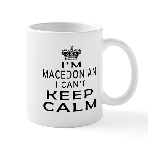 White - I Am Macedonian I Can Not Keep Calm Mug