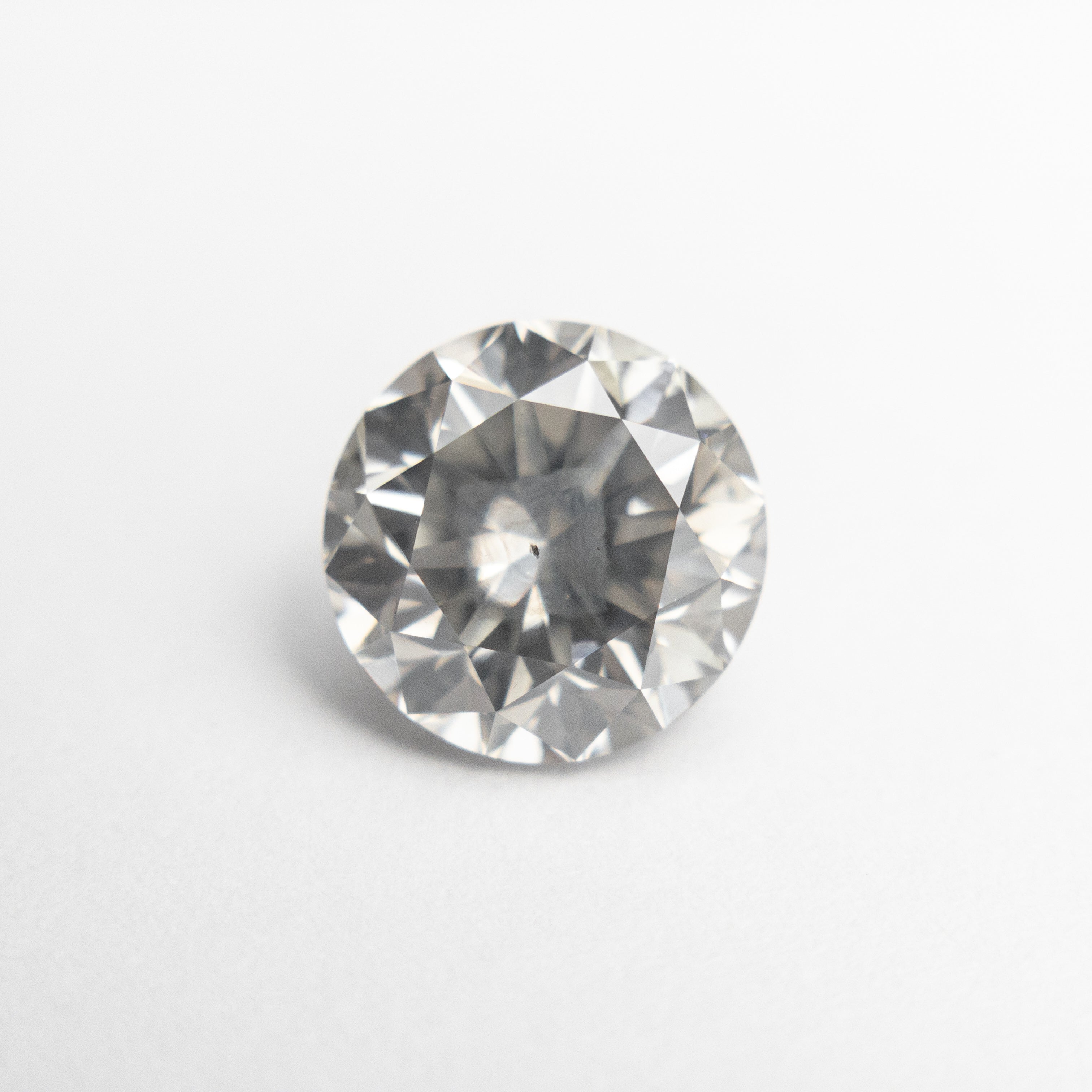 2.05ct GIA Certified Fancy Light Grey Round Brilliant Diamond (7.57x7.63x5.27mm) - Engagement Ring Center Stone & Fine Jewelry Collection