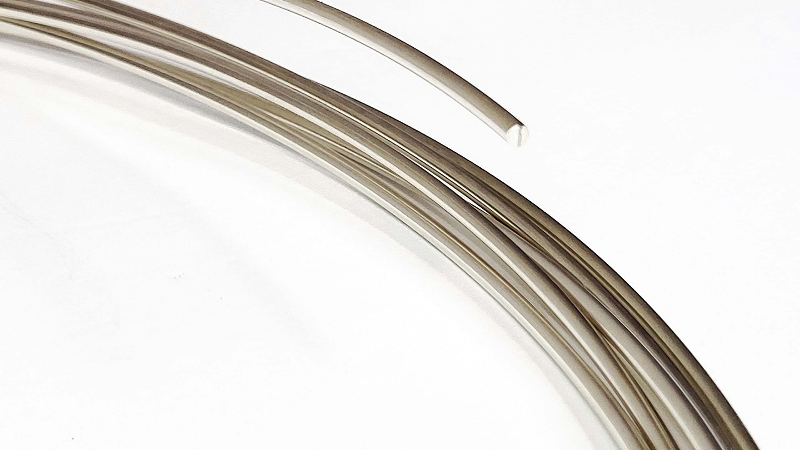 10 Gauge Round Dead Soft 925 Sterling Silver Wire - 3 Feet Jewelry Making Supplies for Bracelets, Necklaces & DIY Crafts | Premium Quality Artisan Wire by WIZART