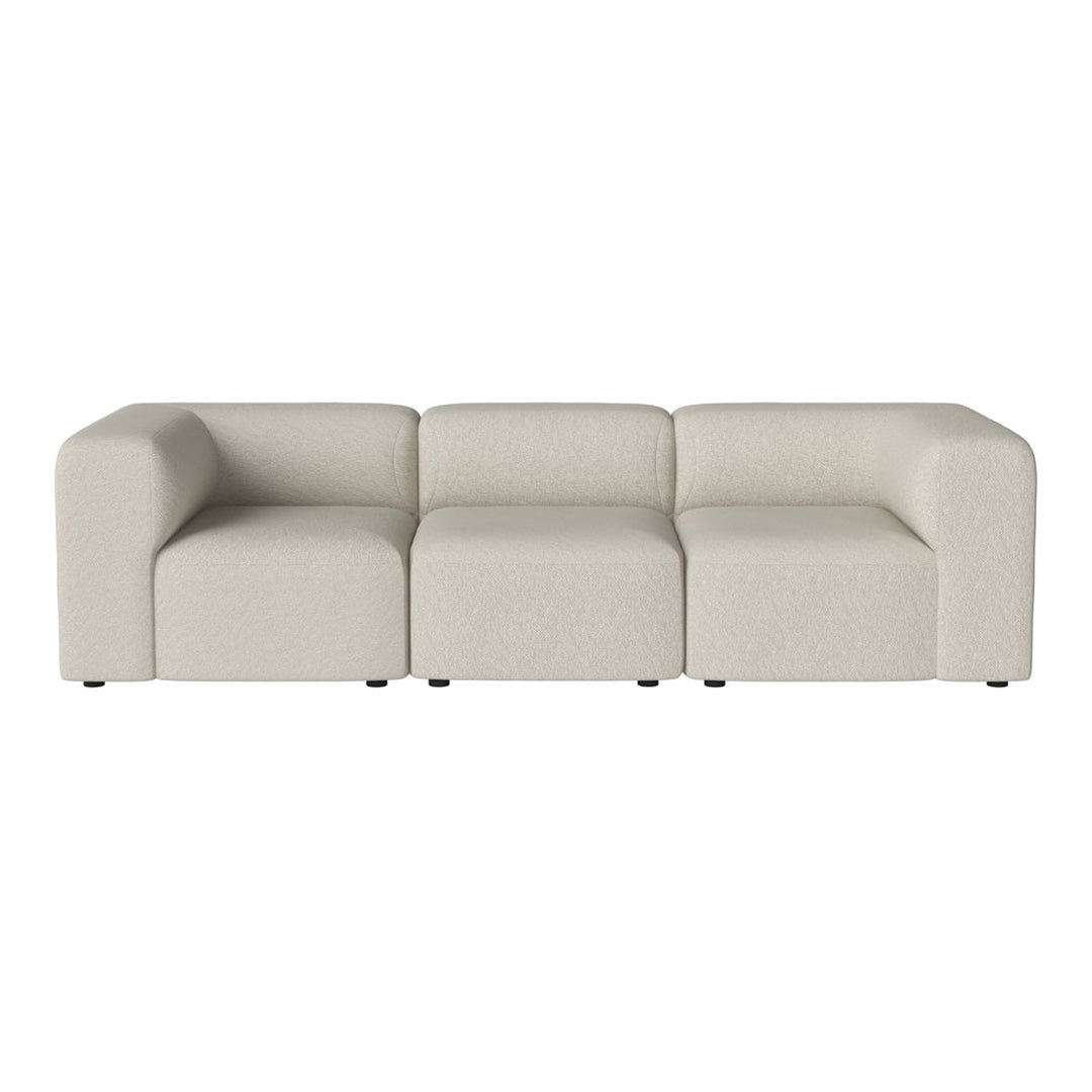 Modern Angle 3-Seater Sofa - Comfortable L-Shaped Sectional Couch for Living Room, Lounge & Small Spaces - Perfect for Apartments, Dorms and Cozy Home Decor