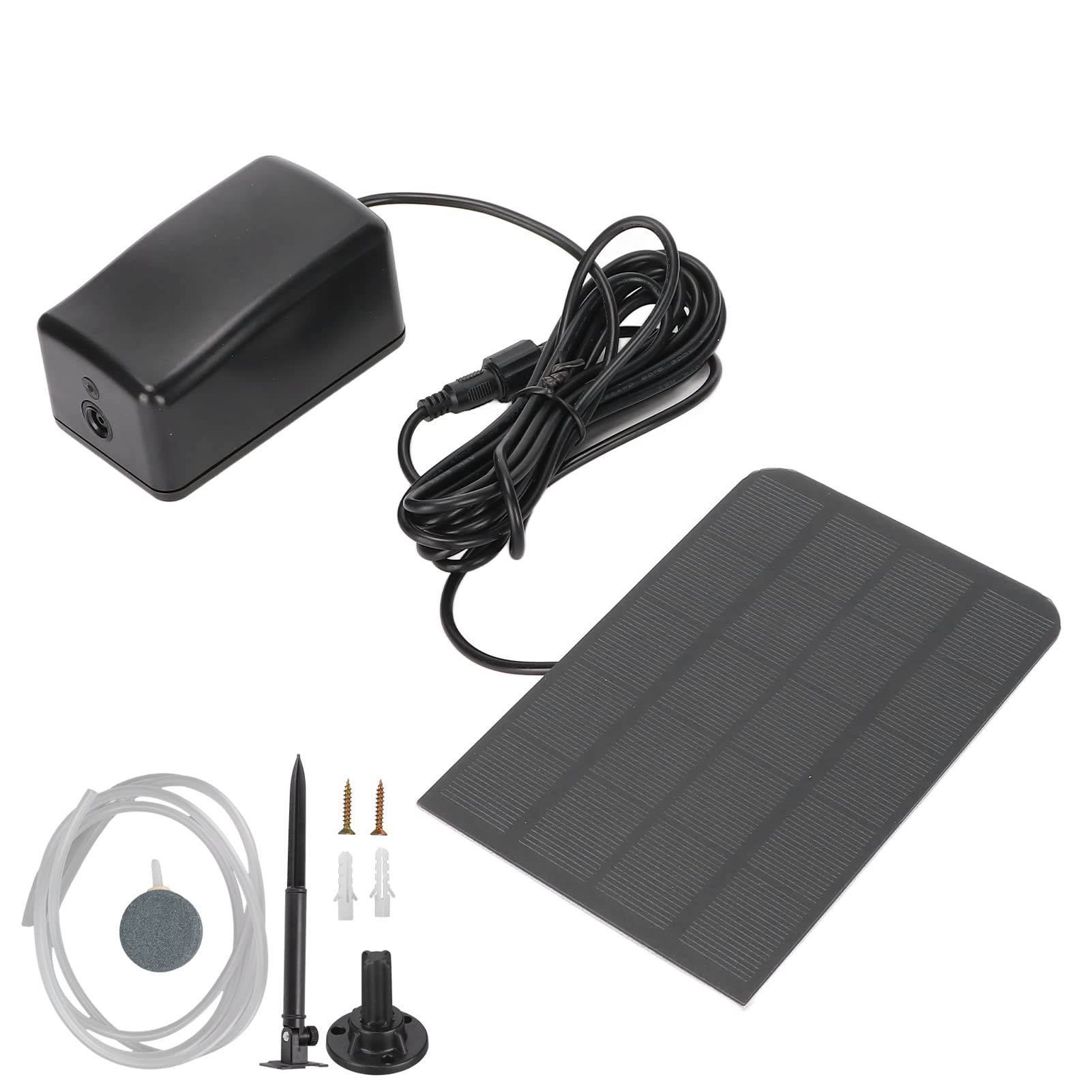 Solar Powered Outdoor Oxygen Pump - Portable Aquarium Air Pump for Fish Tanks, Ponds & Fishing | Energy Efficient Solar Aeration for Outdoor Use in Gardens, Camping & Backyard Ponds