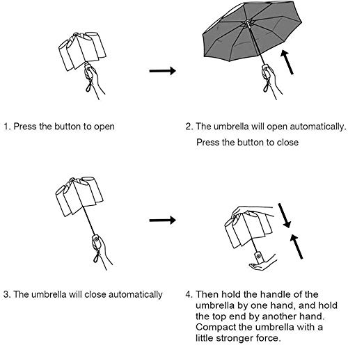 Custom Monogram Windproof Auto Open Close UV Umbrella - Personalized Chevron Design, Foldable & Durable for Rain & Sun Protection - Perfect for Outdoor Events, Travel & Gifts