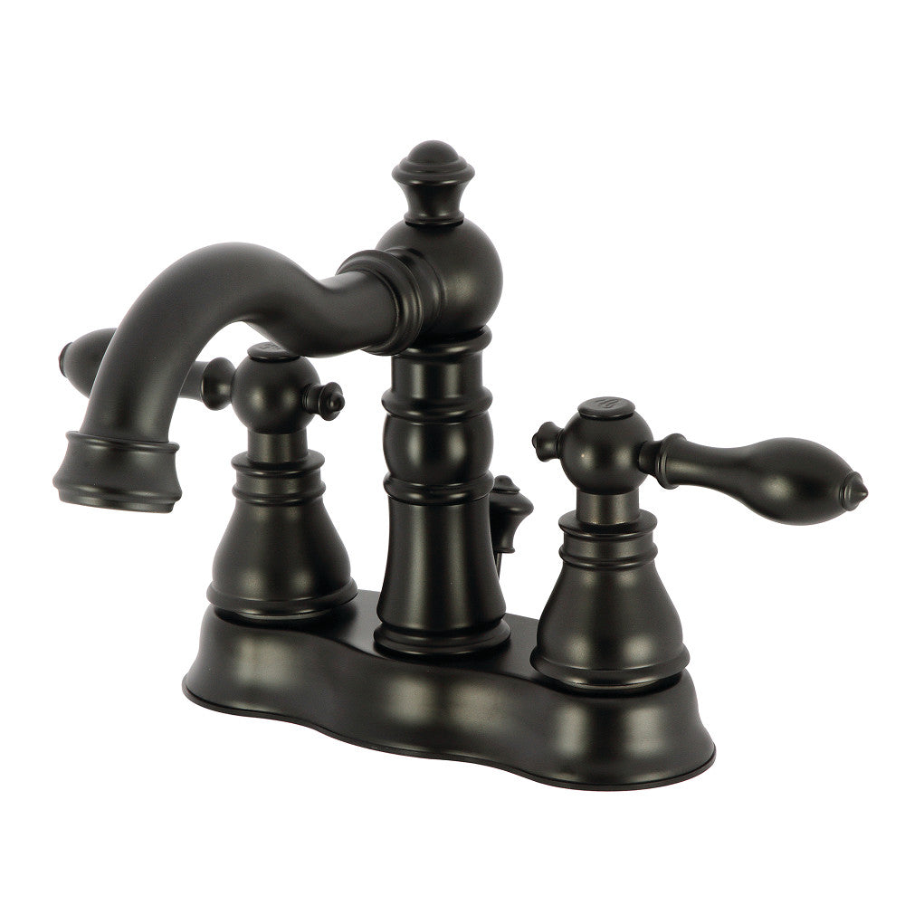 Fauceture FSC1608ACL 4-Inch Centerset Bathroom Faucet with Pop-Up Drain - Classic American Design for Vanity Sink, Powder Room & Guest Bathroom
