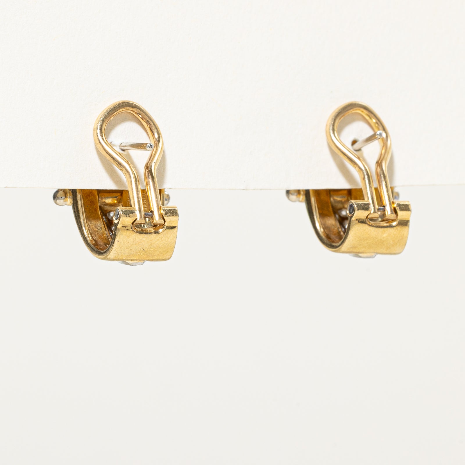 18K Gold Diamond Stud Earrings for Women - 0.43 Carat Total Weight (ctw) | Luxury Gift for Anniversary, Wedding & Special Occasions