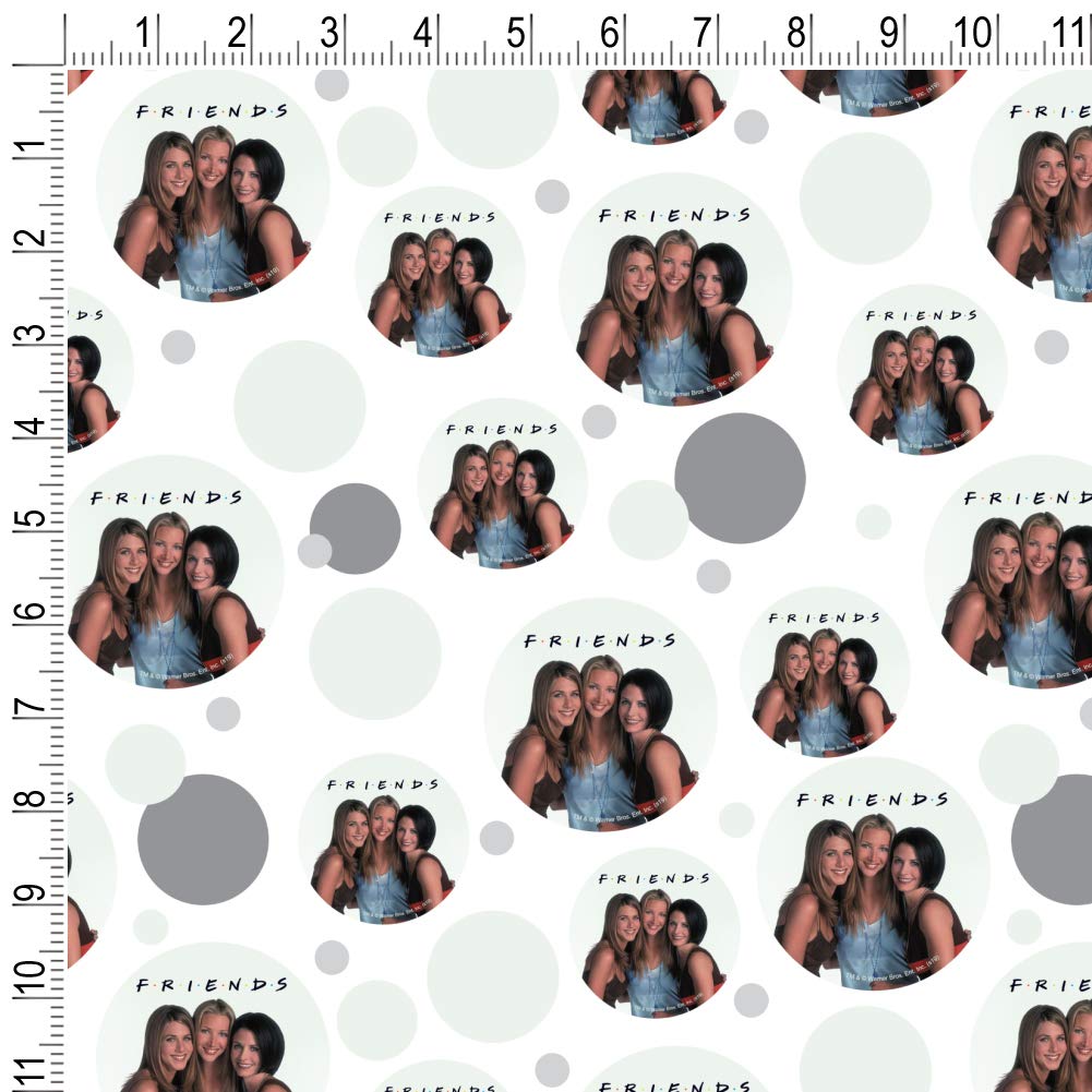 Friends TV Show Themed Gift Wrap Paper Roll - Perfect for Birthday, Christmas & Party Presents - Fun & Festive Wrapping Paper for Fans