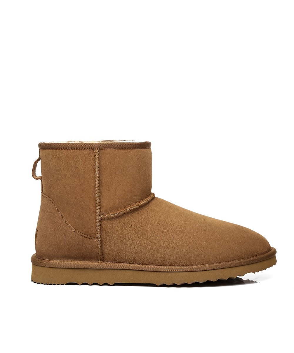 Men's UGG Classic Luxe Mini Big Size Boots - Cozy Winter Sheepskin Boots for Men with Extra Wide Fit - Perfect for Snow, Casual Wear & Indoor Comfort