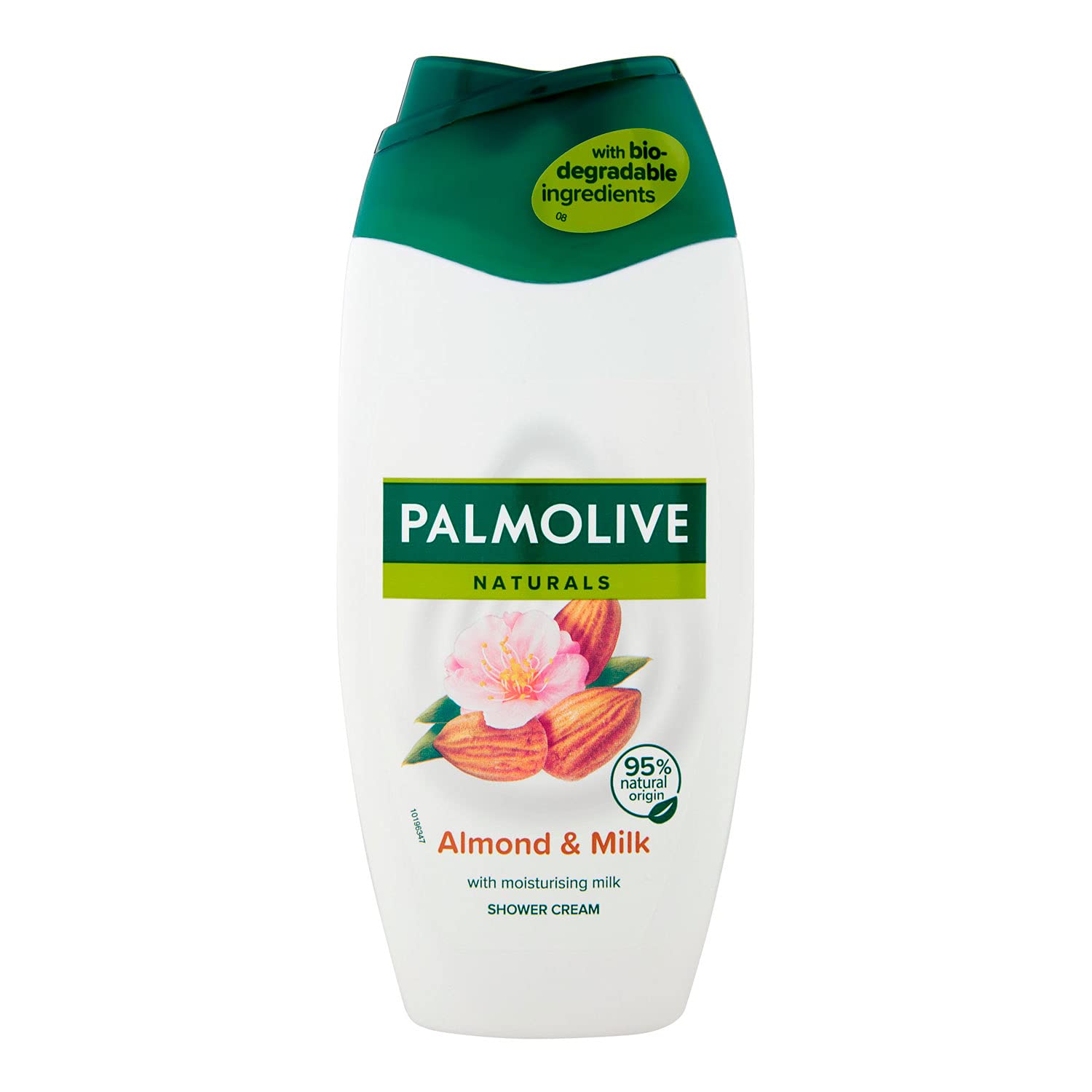 Palmolive Naturals Shower Milk with Almonds & Moisturizing Milk - 250ml Body Wash for Dry Skin - Hydrating & Nourishing Bath Gel for Daily Shower Routine