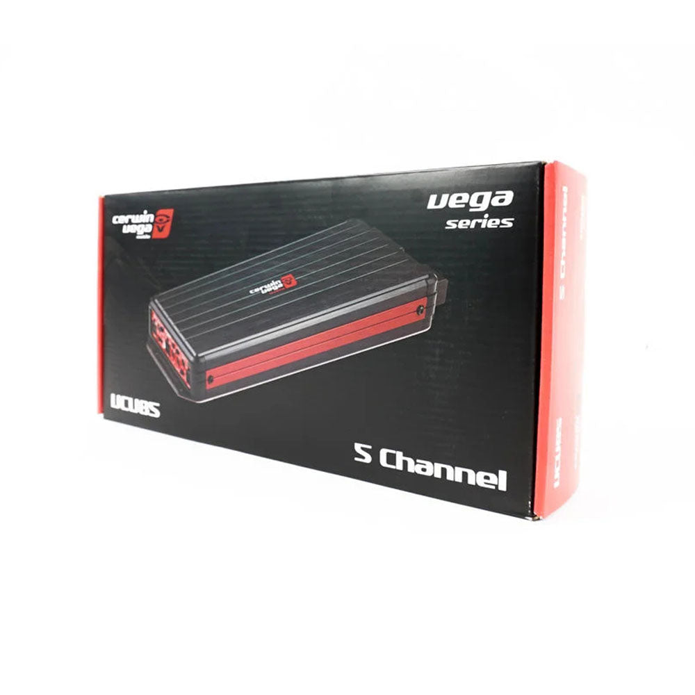 Cerwin Vega VCU85 Vega Series 1900W 5-Channel Class D Car Amplifier - High Power Full Range Audio for Cars, Trucks & SUVs - Perfect for Upgrading Your Vehicle Sound System