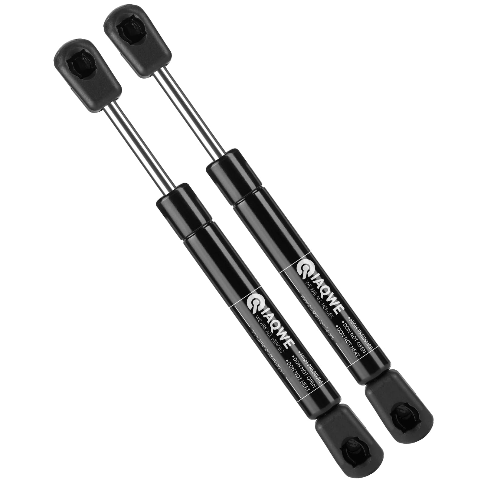 8 Inch 40LB/178N Gas Struts Spring Shocks - Lift Support for RV Cabinet Doors, Storage Toolbox, Toy Box & Sentry Safe Lid (2 Pack) - Heavy Duty Lightweight Hydraulic Shocks for Smooth Opening & Closing