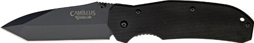 Camillus 8.25 Inch Titanium Folding Pocket Knife - EDC, Camping, Hiking & Outdoor Survival Tool