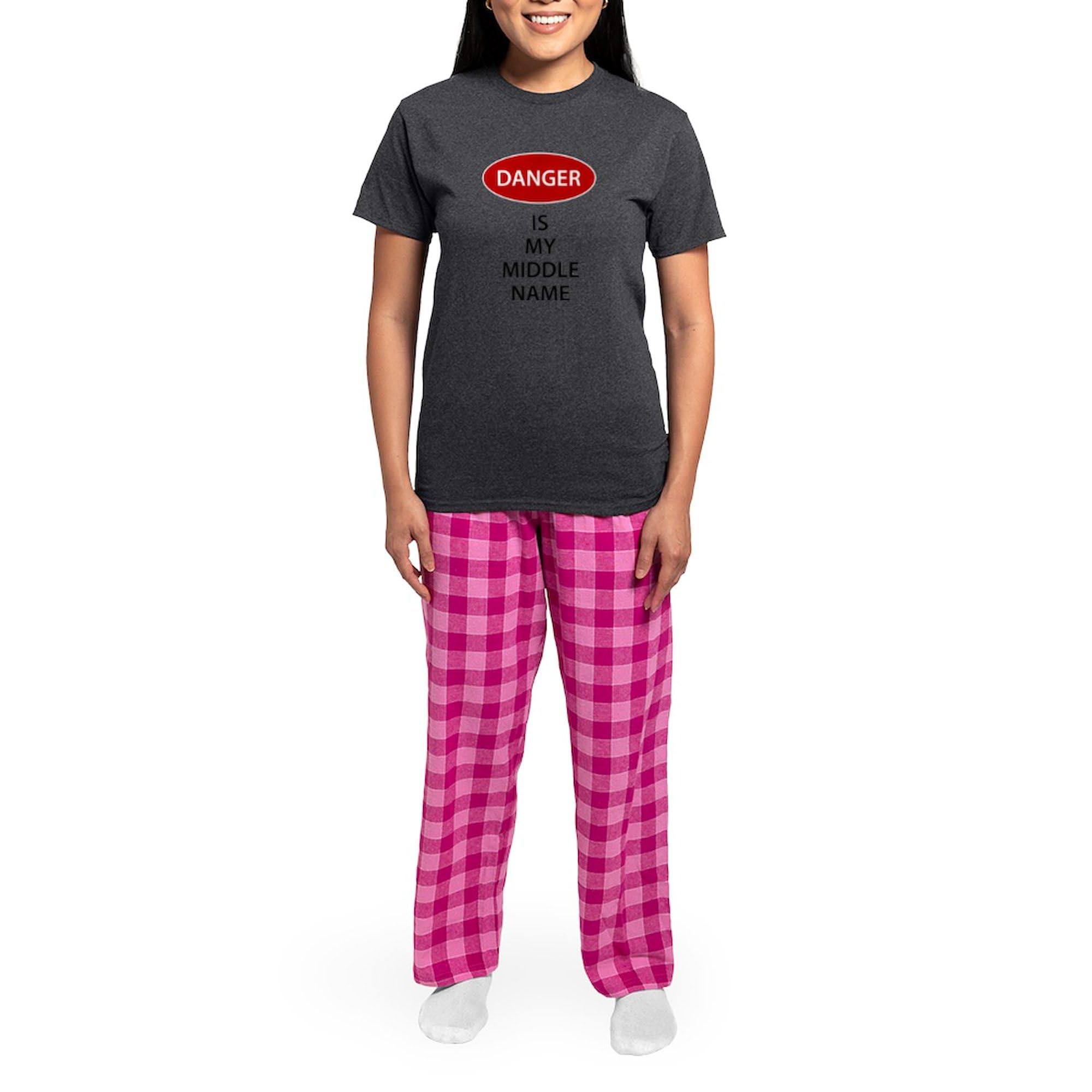 Danger2 Women's Charcoal Pajama Set - Funny Novelty Sleepwear for Women | Perfect for Sleepovers, Girls Night In & Relaxing at Home