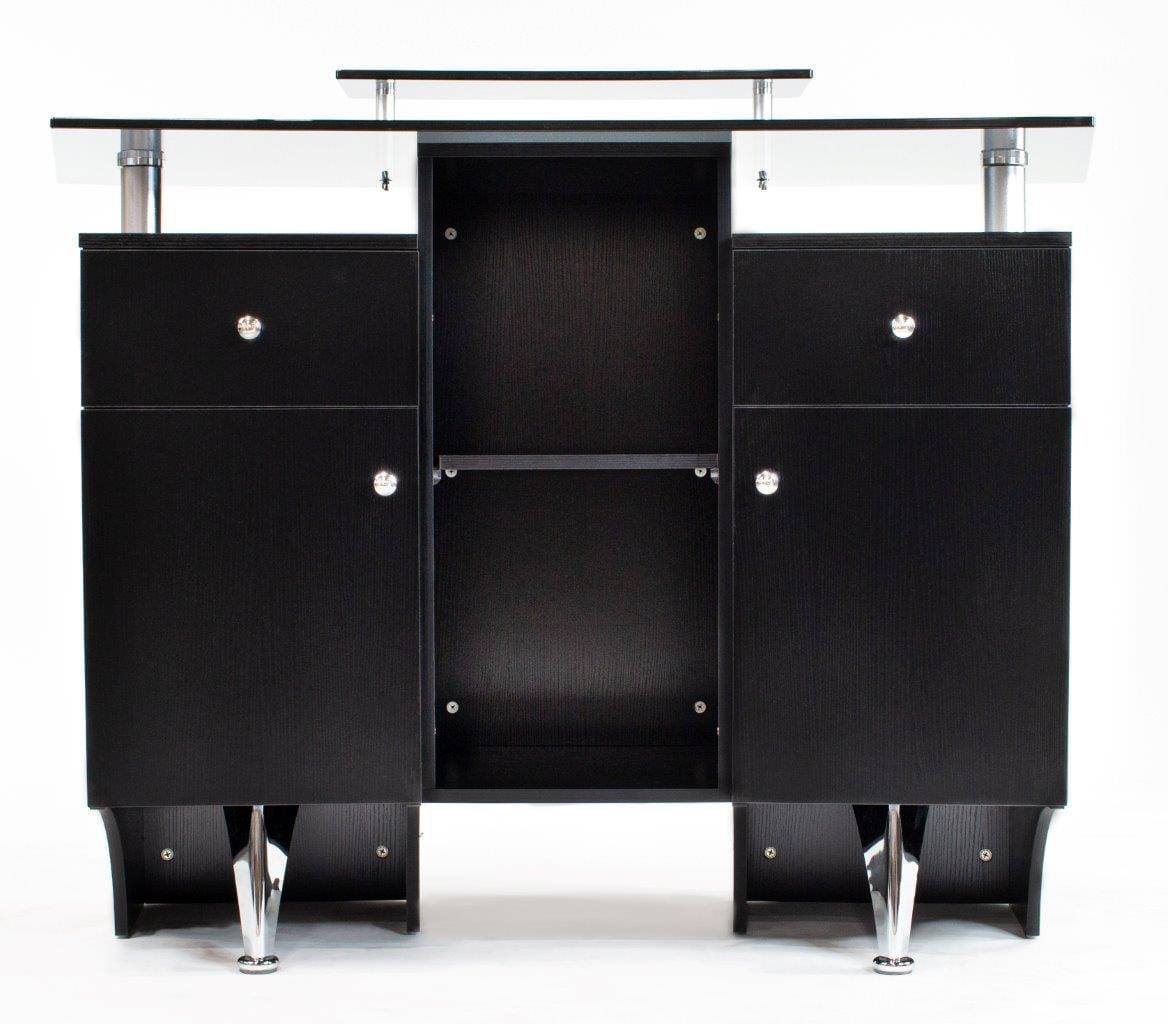 GLASGLOW Reception Desk - Modern Office Furniture for Professional Workspaces | Perfect for Lobby, Waiting Area & Corporate Environments