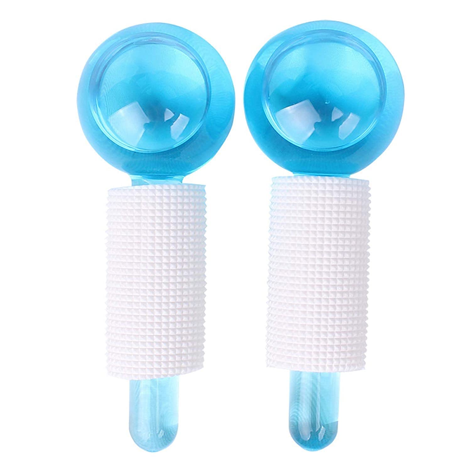ICE Globes Facial Roller - Cold Skin Massagers for Face, Neck & Eyes - Anti-Freeze Liquid Reduces Puffiness & Wrinkles - Smart Magic Massage Tool for Skincare (Multi-Color) | Perfect for Morning Routine, Spa Days & Post-Workout Recovery