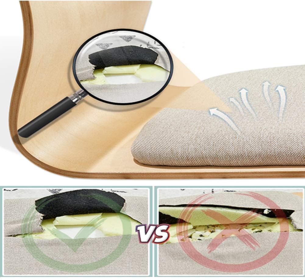 Ergonomic Floor Chair for Gaming & Meditation - Japanese Legless Design with Backrest - Comfortable Cushioned Seat for Living Room, Bay Window & Floor Sitting - Perfect for Relaxing, Reading & Video Games