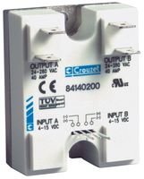 CRYDOM 84140210 40A Solid State Relay Panel Mount Quick Connect 24VAC 280VAC for Industrial Automation & HVAC Systems