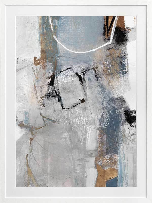 Clear Call II Framed Art Print - Modern Wall Decor for Living Room, Bedroom & Office - High Quality Canvas Painting for Home & Office Decor