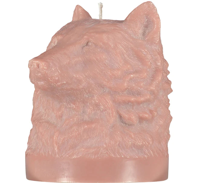 Wolf Bust Candle - Gothic Home Decor, Unique Animal Sculpture Candle for Halloween, Gothic Parties & Dark Aesthetic Room Decor - Perfect for Spooky Home, Witchy Altar & Vampire Themed Events