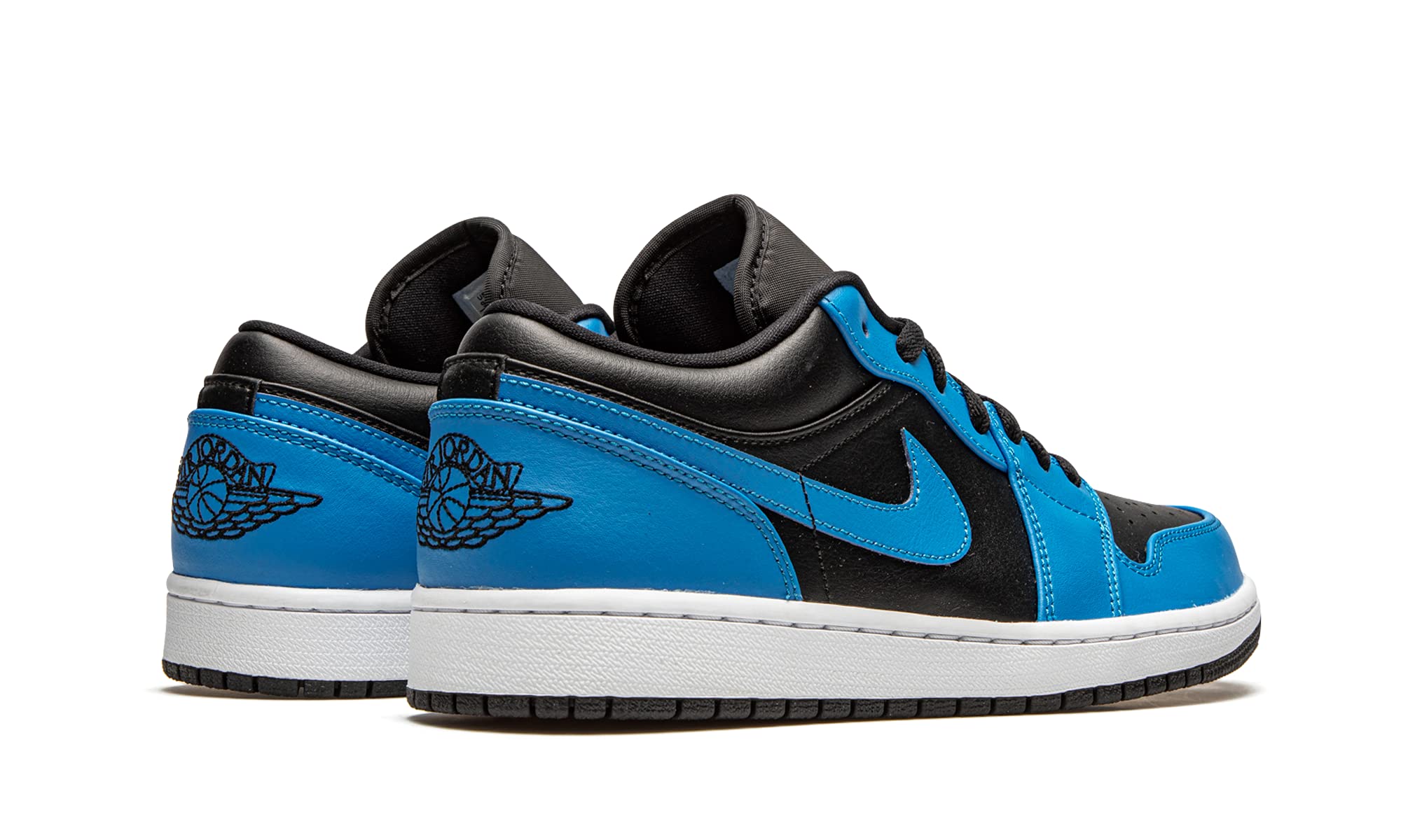 Jordan Men's Air Jordan 1 Low Sneakers - Laser Blue/White (Size 8.5) | Retro Basketball Shoes for Men | Casual Wear & Street Style Fashion