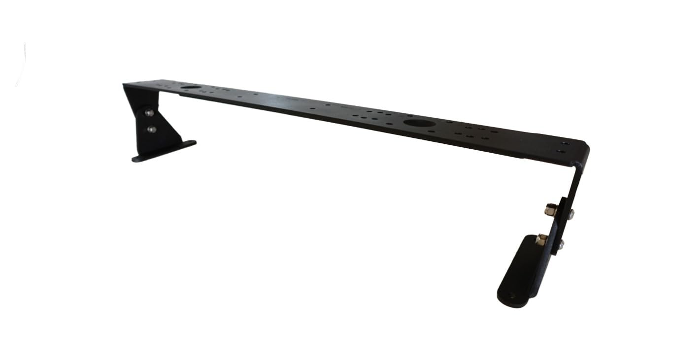 Universal Adjustable Fish Finder Mount for Boats - Compatible with Garmin, Humminbird, Lowrance (Dual up to 9