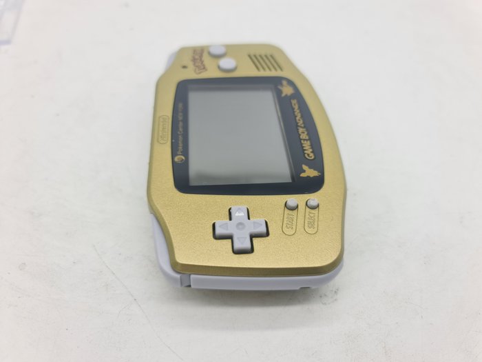 Original Nintendo Game Boy Advance SP Pokemon Center Gold Edition - Limited Edition Handheld Console for Retro Gaming & Collectors