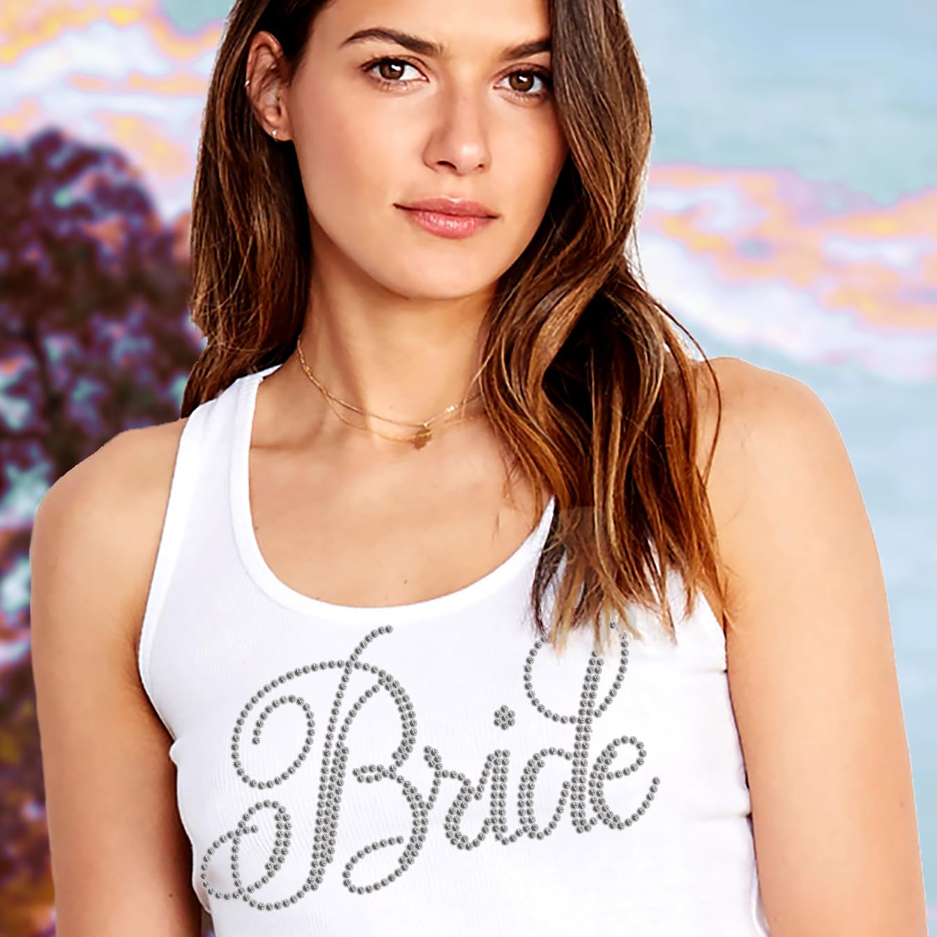 Bride & Bridal Tank Tops - Bridesmaid & Maid of Honor Bachelorette Party T-Shirts for Wedding Showers, Rehearsal Dinners & Girls' Night Out