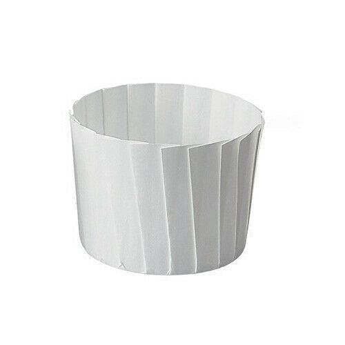 Premium White Pleated Baking Cups - 100-Pack Disposable Cupcake Liners for Muffins, Cupcakes & Desserts | Eco-Friendly Baking Supplies & Kitchen Utensils Set | Perfect for Home Baking, Parties & Holiday Treats