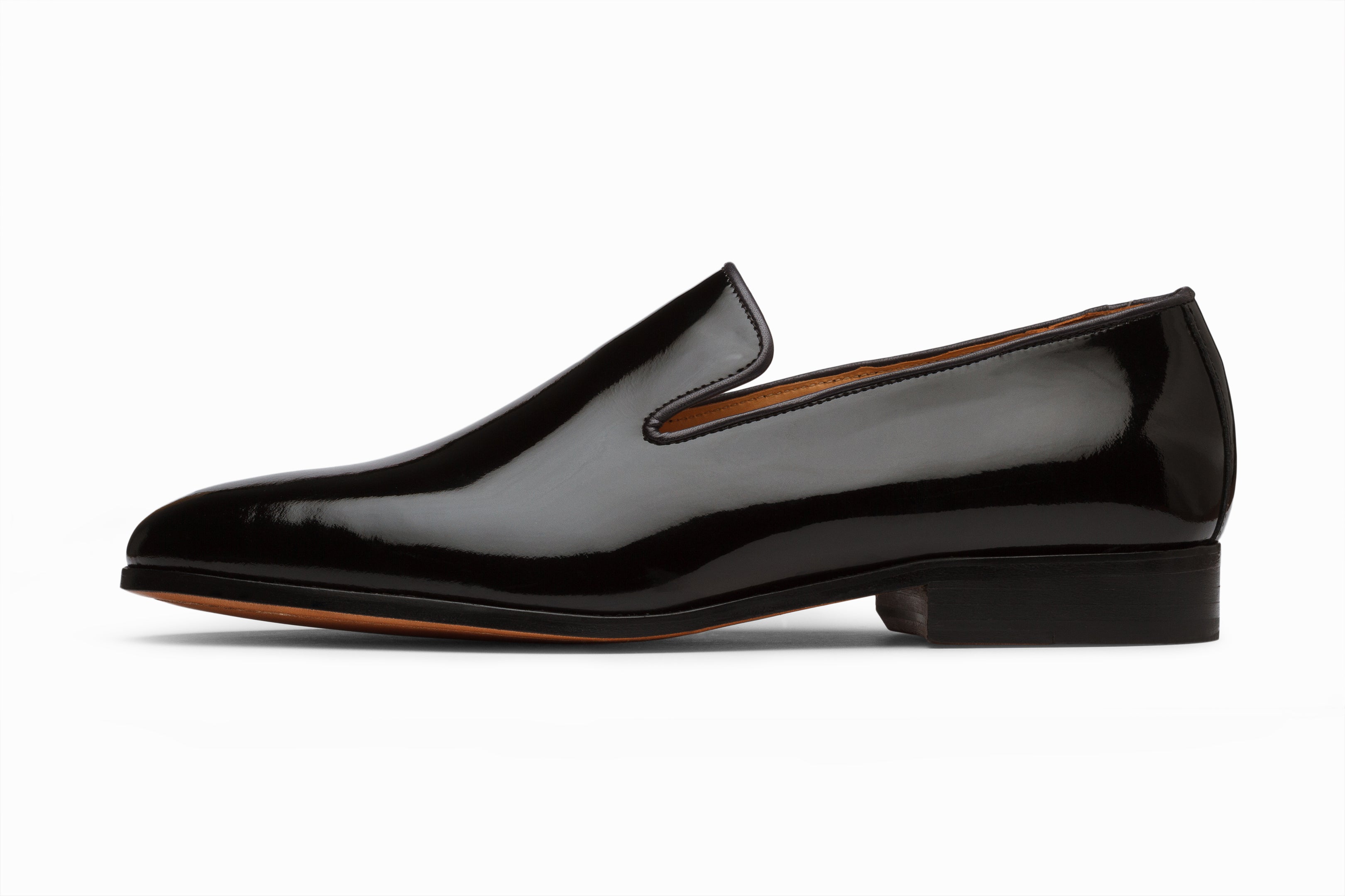 Stylish Patent Black Venetian Loafers for Men & Women - Comfortable Slip-On Dress Shoes for Office, Business & Casual Wear