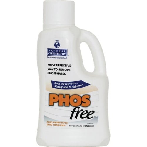 Natural Chemistry PHOSfree Phosphate Remover for Pools & Spas - 3 Liter Bottle (15121NCM) | Effectively Reduces Algae Growth & Improves Water Clarity for Crystal Clear Swimming Experience