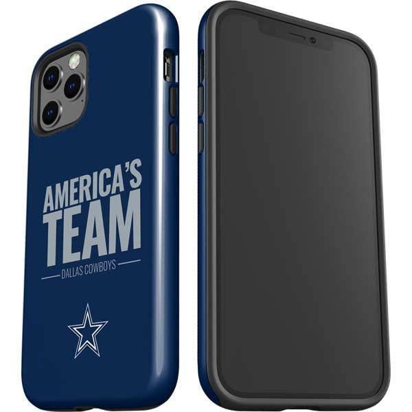 Dallas Cowboys iPhone 12 Pro Max Case | Officially Licensed NFL Team Motto Design | Shockproof Protective Phone Cover for Sports Fans & Everyday Use
