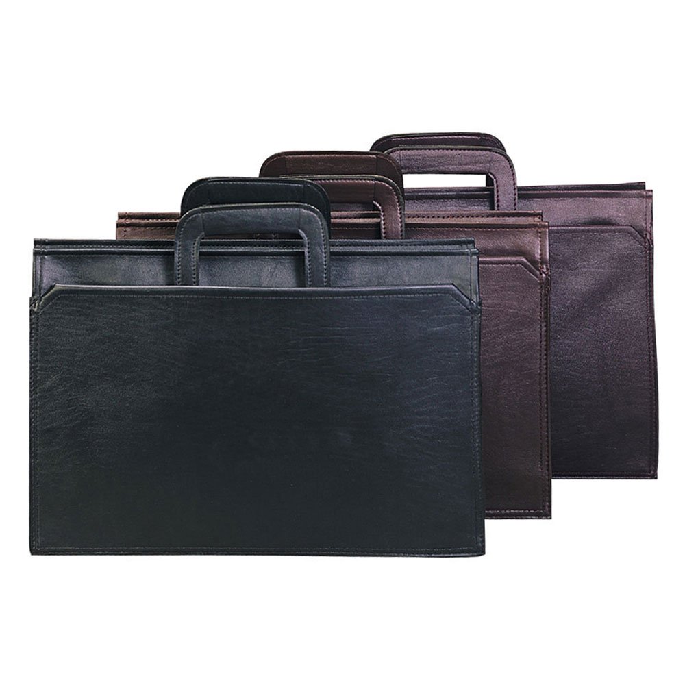 Goodhope Lightweight Vinyl Portfolio - Burgundy Red Professional Document Holder for Business, School & Office Organization