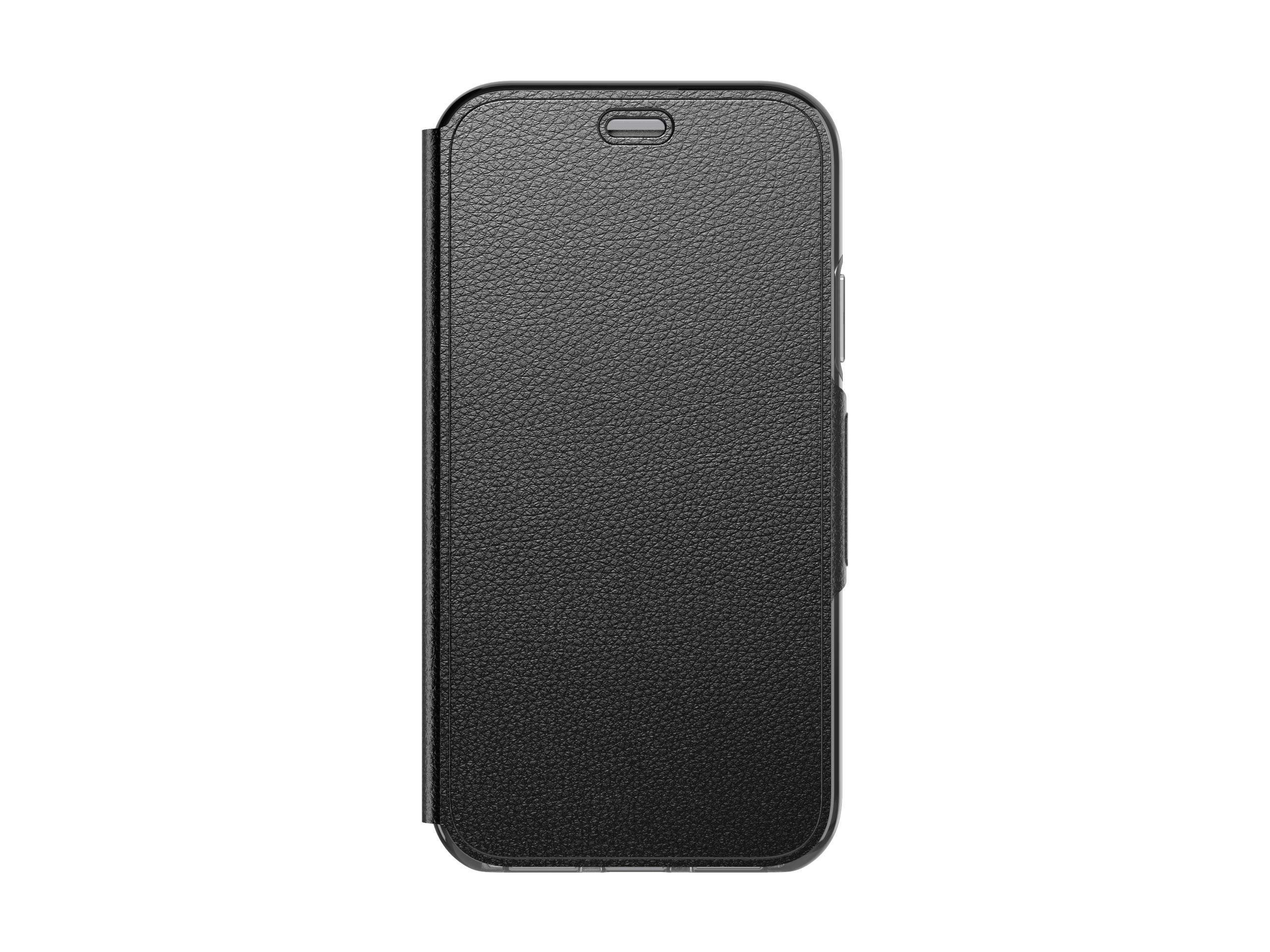 Tech21 Evo Wallet Case for Apple iPhone X/XS - Magnetic Closure Protective Cover with Card Storage (Black) | Slim & Secure for Everyday Use, Travel & Business