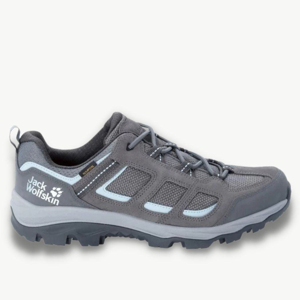 Jack Wolfskin Vojo 3 Texapore Low Women's Waterproof Hiking Shoes - Lightweight Trail Running Shoes for Outdoor Adventures, Trekking & Travel