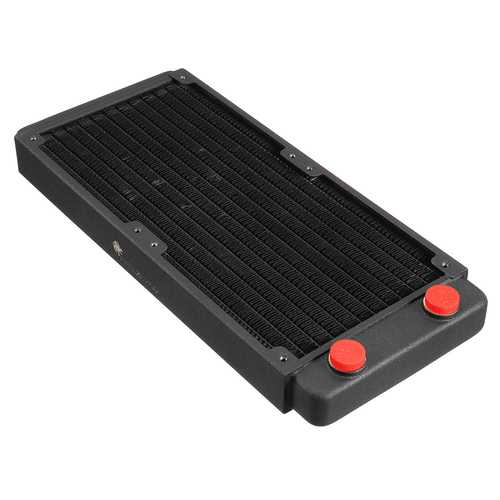 240mm Copper PC Water Cooling Radiator - High Performance Desktop Computer Liquid Cooling System for Gaming Rigs & Workstations