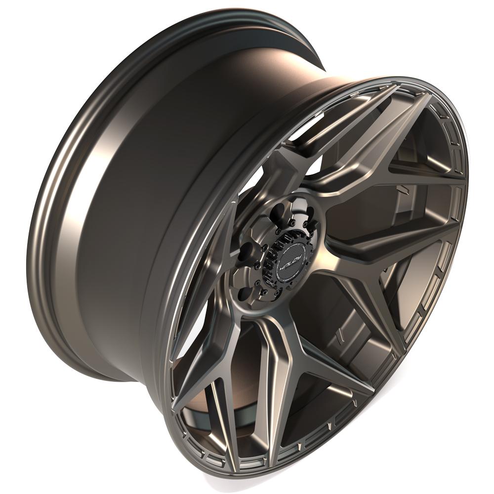 4Play Gen3 4P06 Bronze 22x10.0 18-Inch 6x139.7/6x135mm 106.1mm Offset Wheels - Perfect for Off-Road Trucks, SUVs & Jeeps