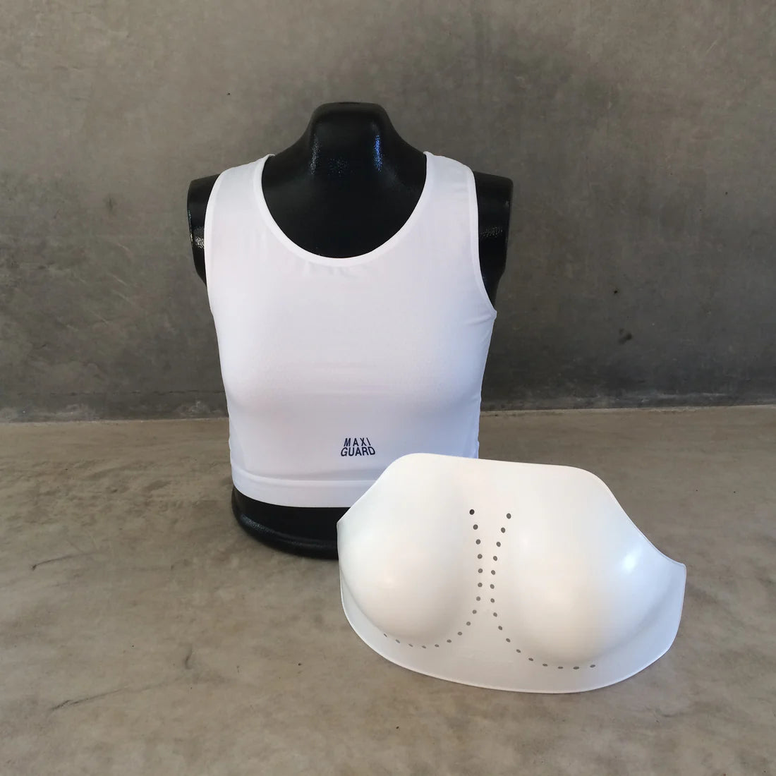 QP Sports MaxiGuard Chest Protector for Women - Lightweight Protective Gear for Softball, Baseball & Martial Arts Training