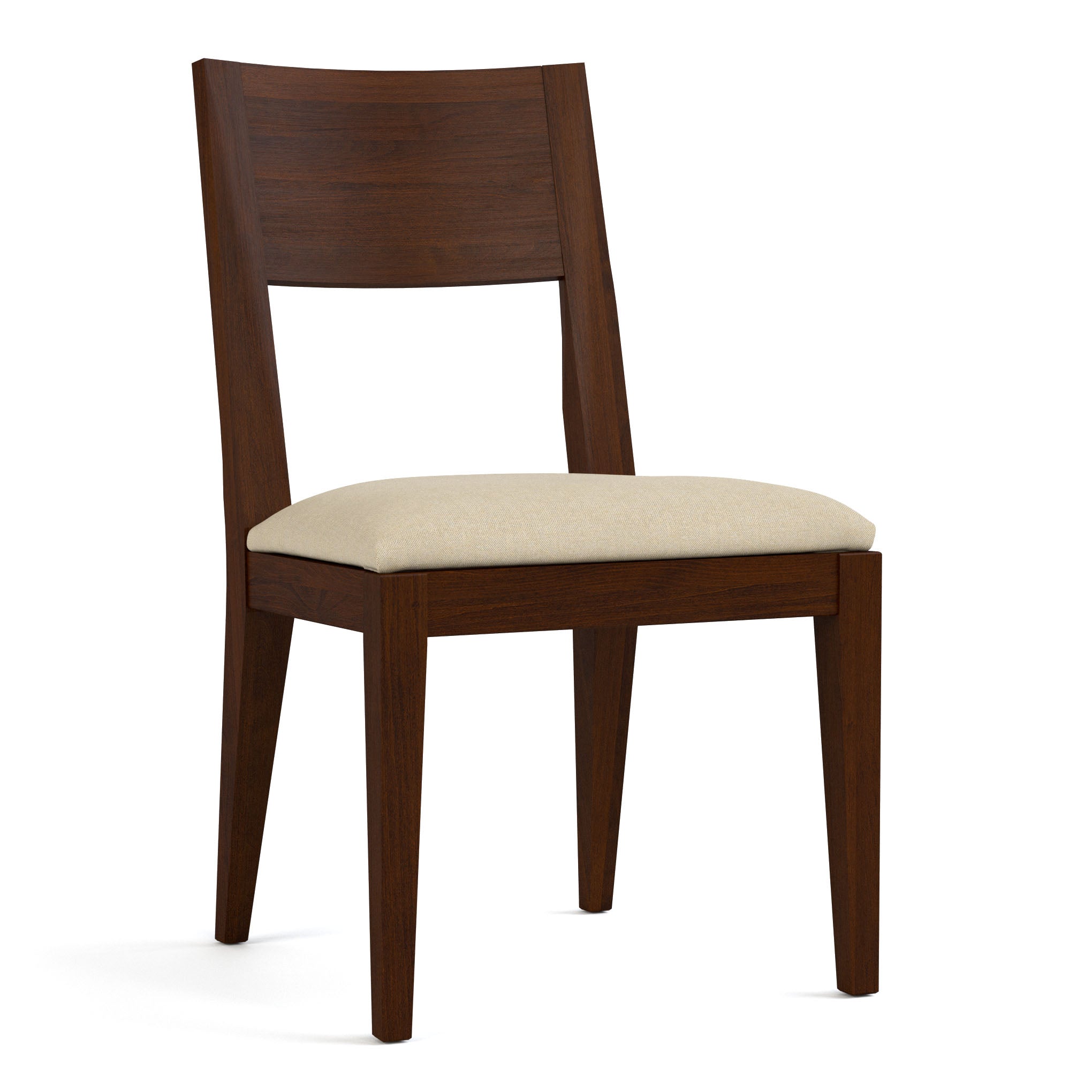 Dwyer Upholstered Side Chair - Modern Accent Dining Chair with Wooden Legs for Living Room, Bedroom & Office - Comfortable Upholstered Seat for Home Decor & Dining Room Furniture