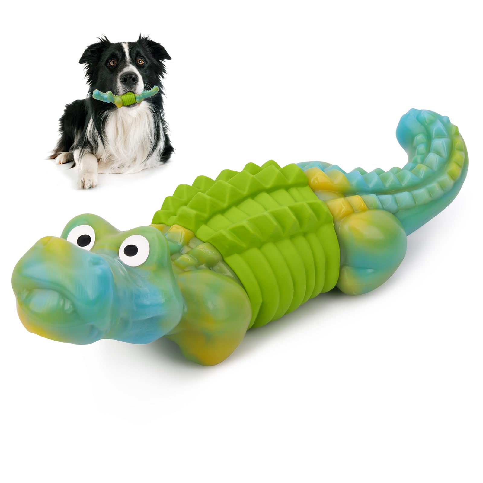 Durable Dog Chew Toys for Aggressive Chewers - Bacon Flavor for Large Breeds