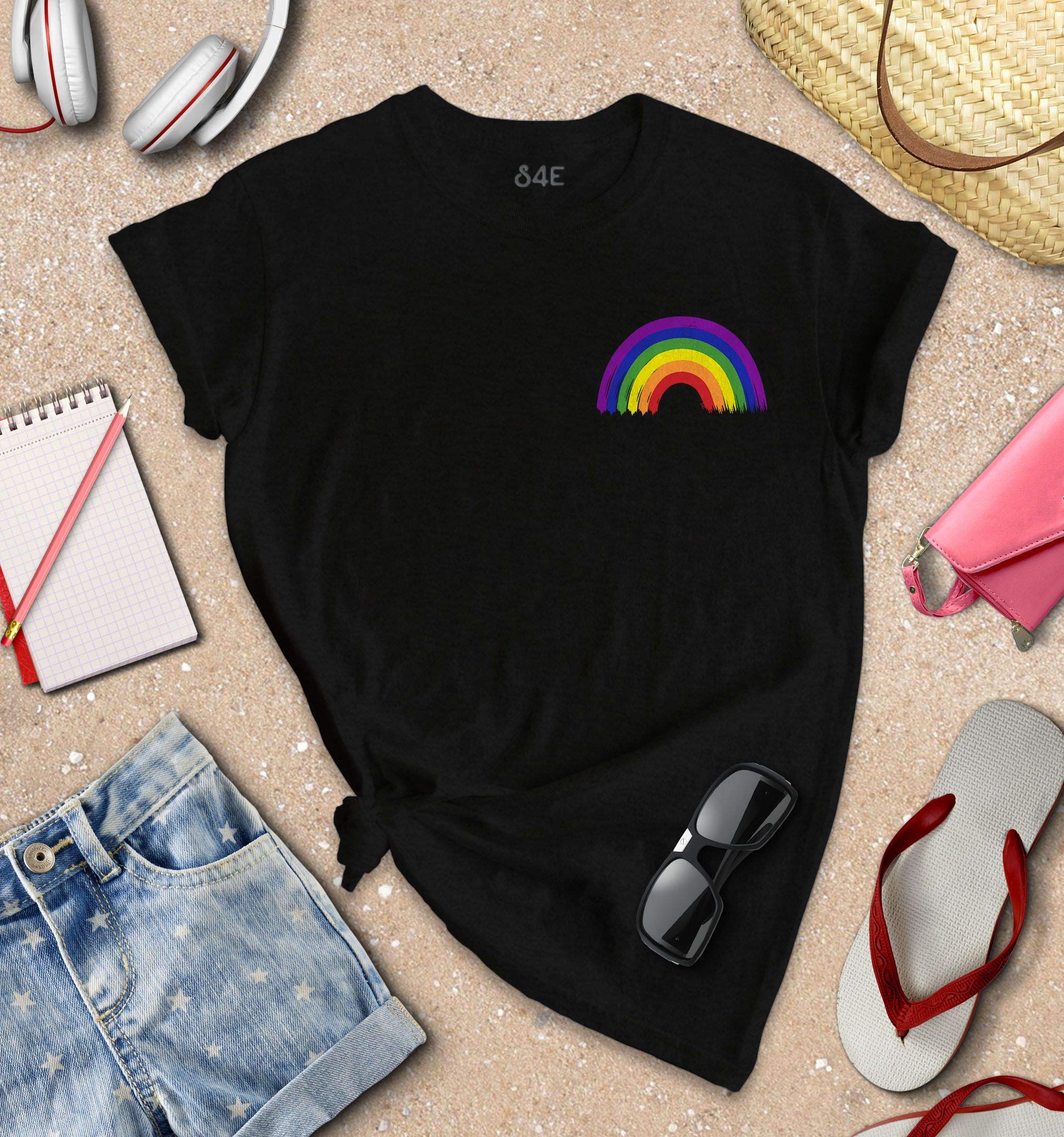 Rainbow LGBTQ Pride T-Shirt for Women - Stylish Gay Rights & Equality Tee - Perfect for Pride Parades, Festivals & LGBTQ Support