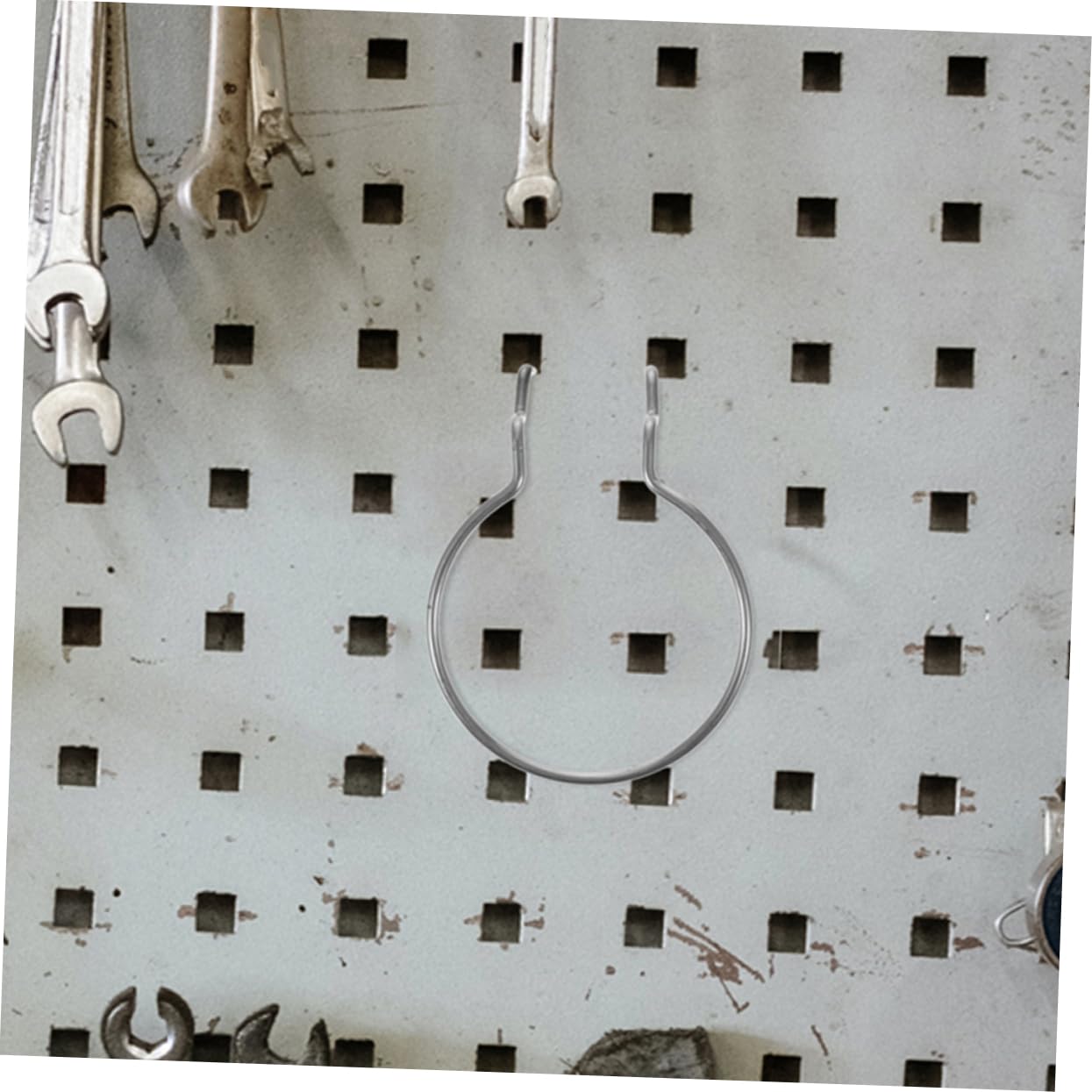 12-Piece Metal Pegboard Hooks Set - Heavy Duty Cup & Storage Bin Hooks for Garage, Office & Workshop Organization | Space-Saving Tool Hangers for DIY, Shelving & Wall Storage