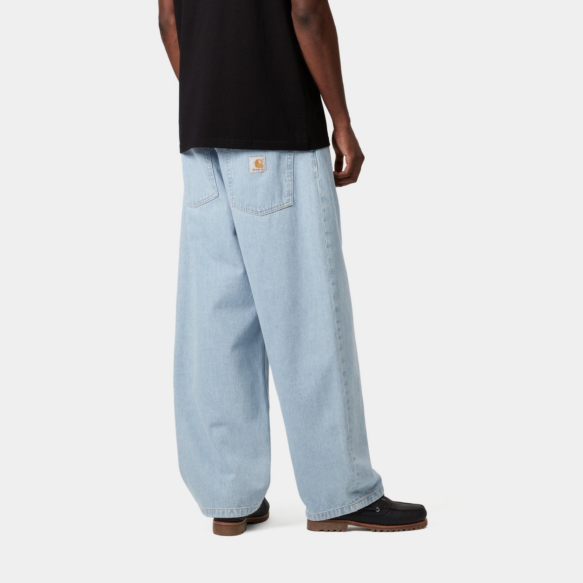 Brandon Men's Blue Heavy Stone Bleached Pants - Casual Wear for Everyday Comfort & Style | Perfect for Work, Travel & Outdoor Activities