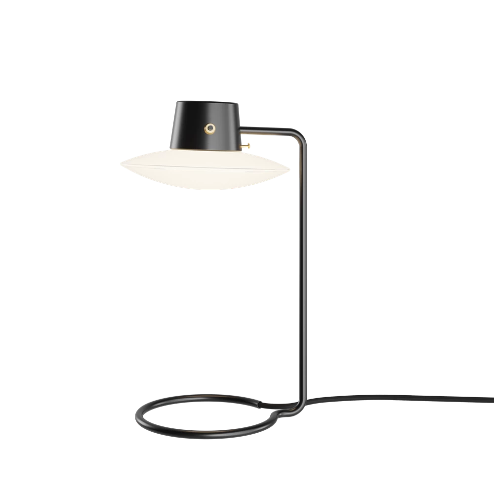 AJ OXFORD Table Lamp - Vintage Industrial Style Desk Lamp with Adjustable Arm & Edison Bulb - Perfect for Home Office, Study, or Bedroom Lighting