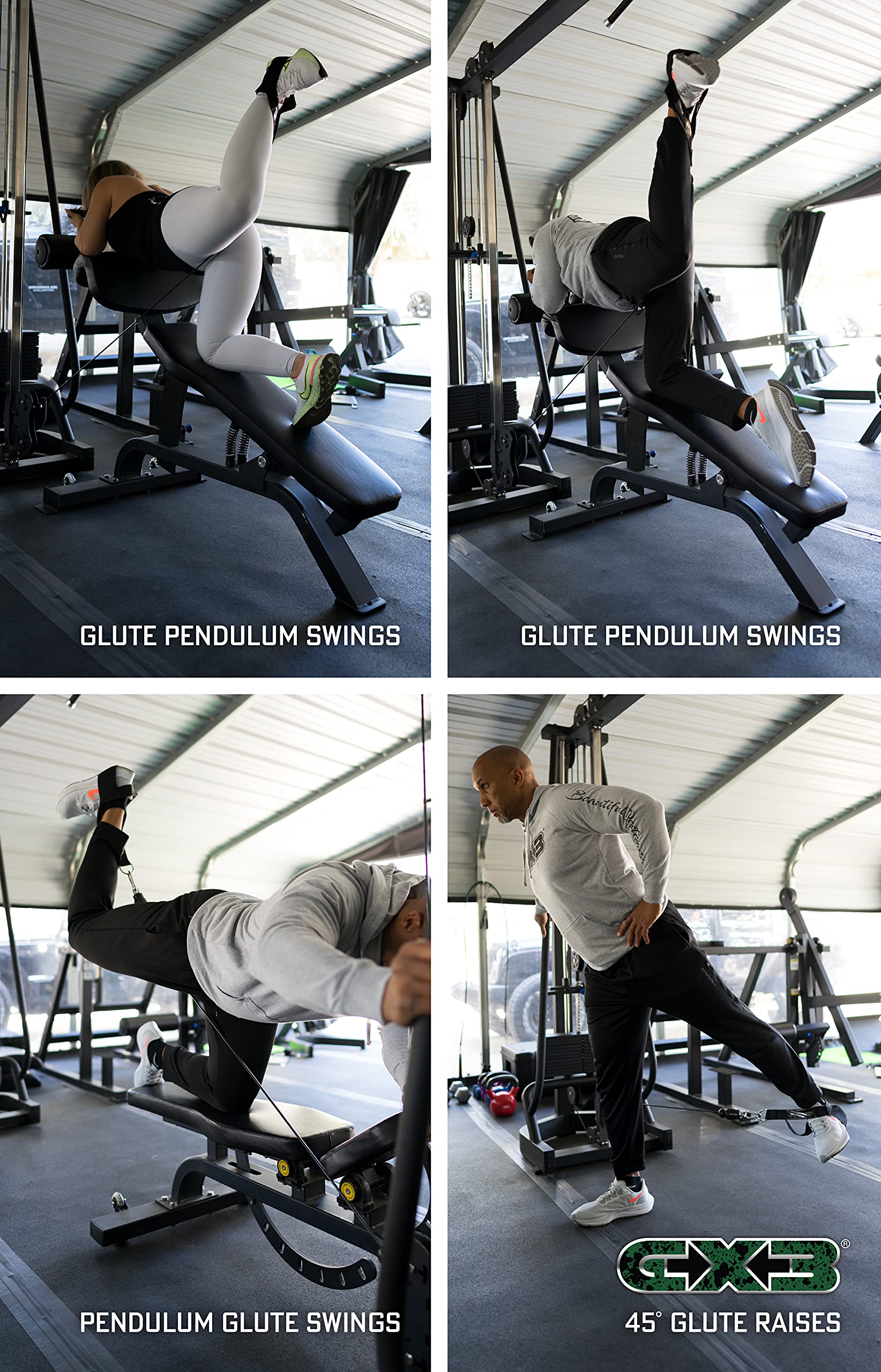 Booty Lifter for Glute Workouts - Attaches to Foot for Glute Activation - Cable Machine & Resistance Band Compatible - Lift, Shape & Strengthen Glutes - Perfect for Home Gym, Leg Day & Booty Building Routines