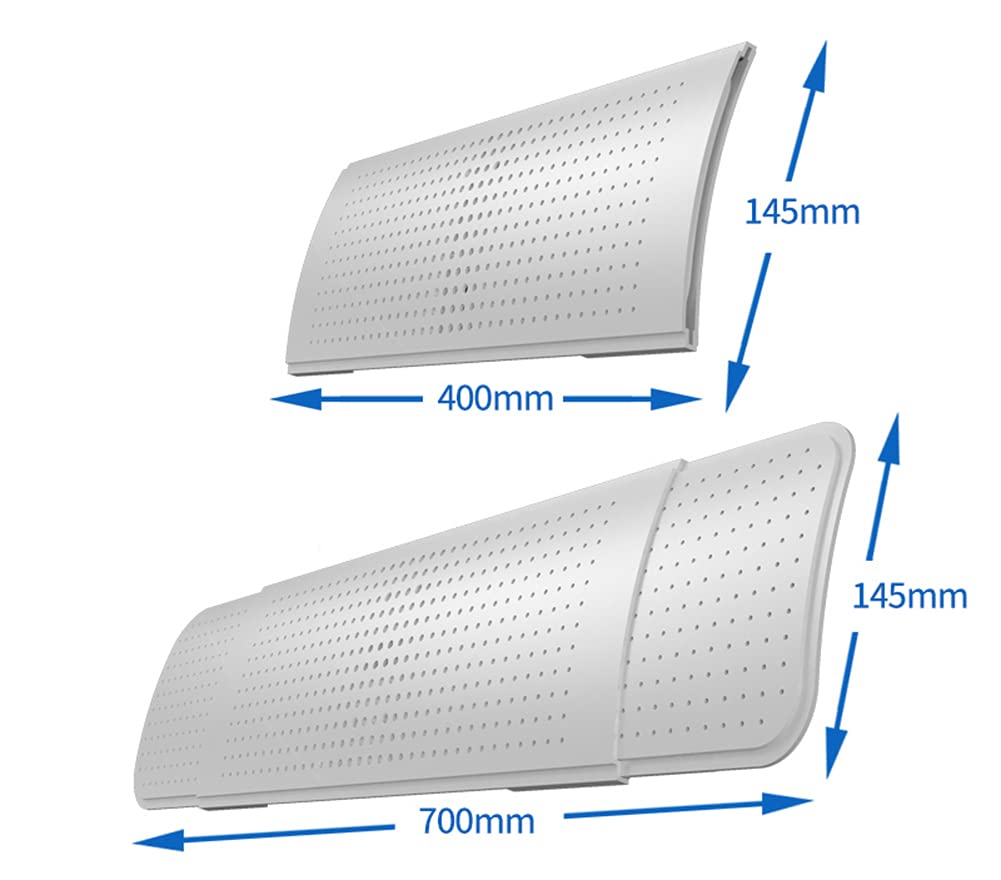 Retractable Central Air Conditioner Windshield - Adjustable AC Vent Cover for Cold & Warm Air Deflection - Perfect for Home, Office & Car Use