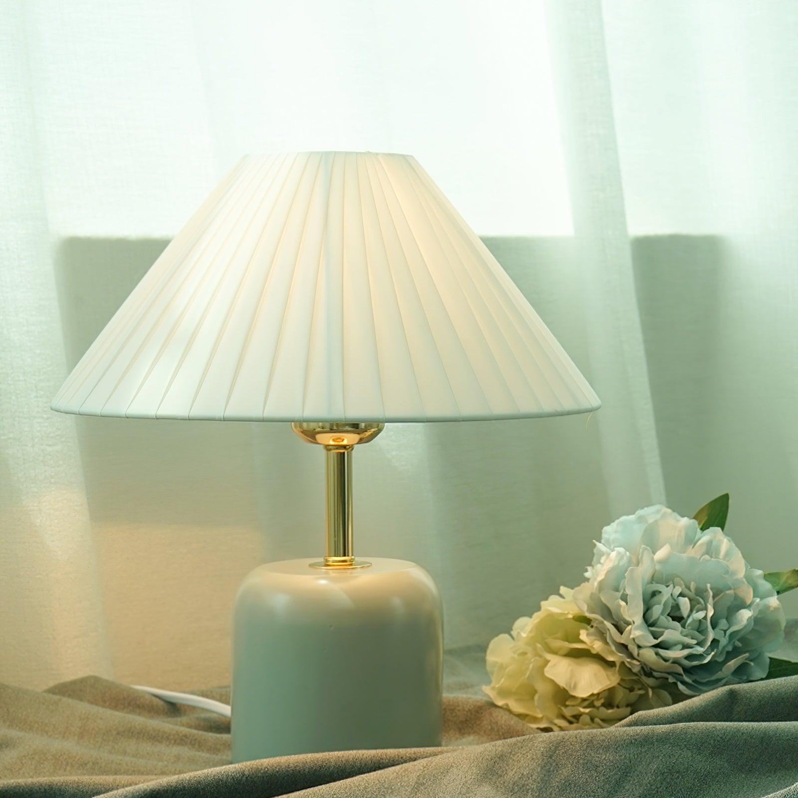 Lunitidal Modern LED Table Lamp - Adjustable Brightness, USB Charging, Touch Control for Bedroom, Living Room, Office & Study Desk