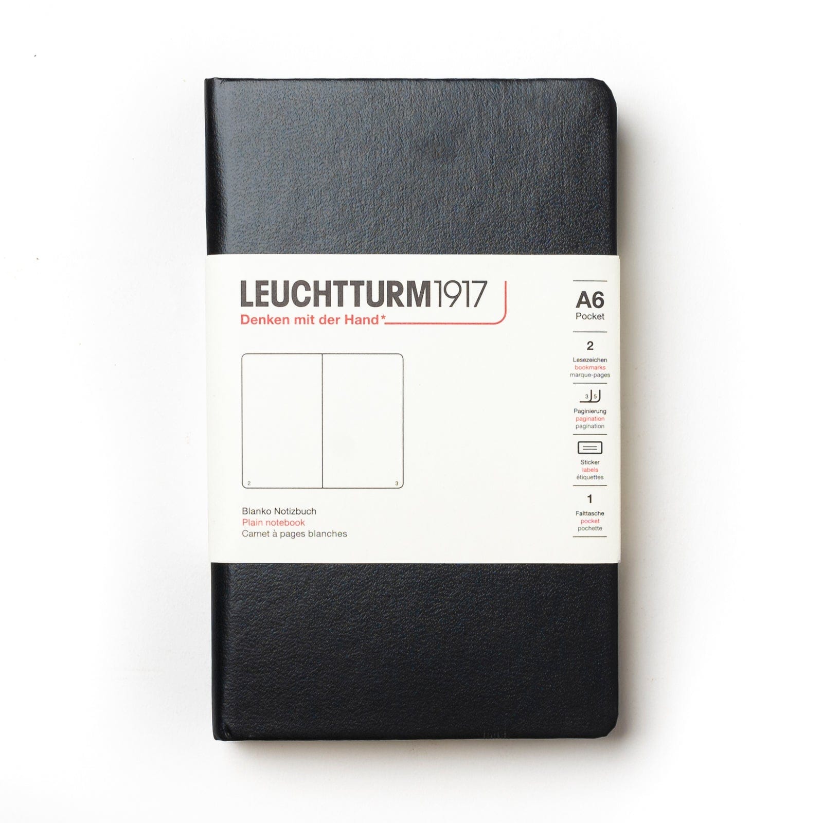 Leuchtturm1917 Classic Notebook - A5 Hardcover Journal with 251 Numbered Pages, Dotted Grid for Bullet Journaling, Writing & Note Taking - Perfect for Students, Professionals & Creative Minds